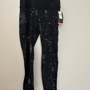 GAP Black Glitter Leggings